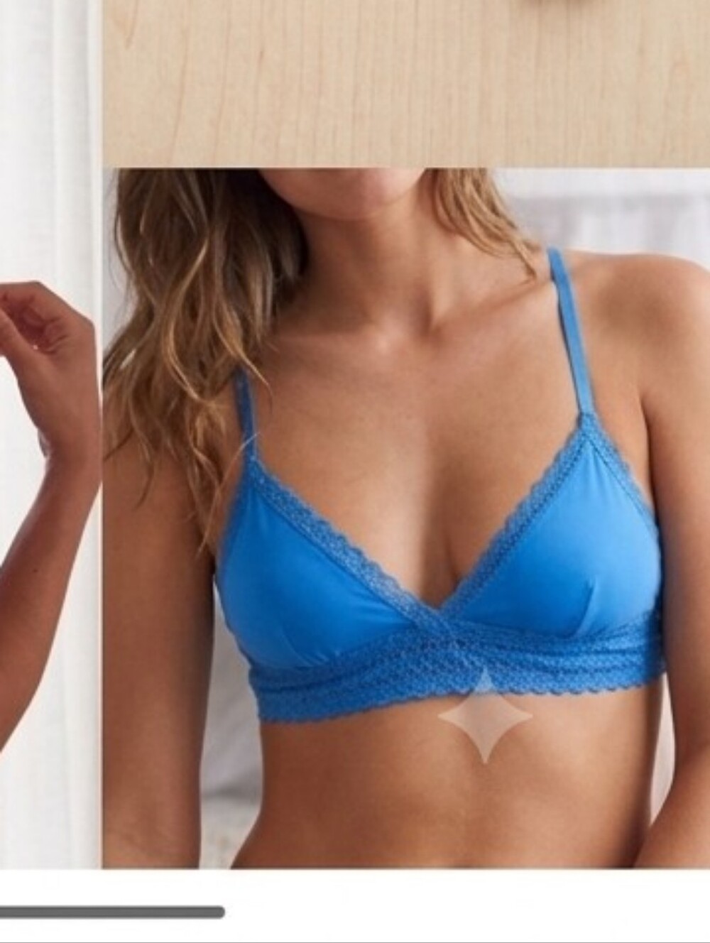 Aerie Tasssel Triangle Bralette S